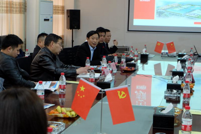 安徽省制衣生產(chǎn)行業(yè)協(xié)會蒞臨公司參觀、視察
